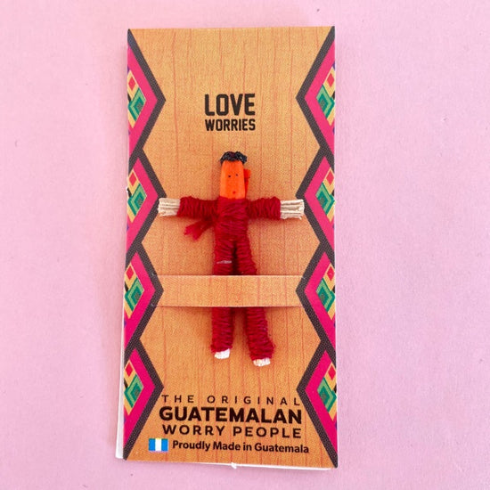 Worry Doll Sorgenpuppe Liebe von Lovehealing Shop